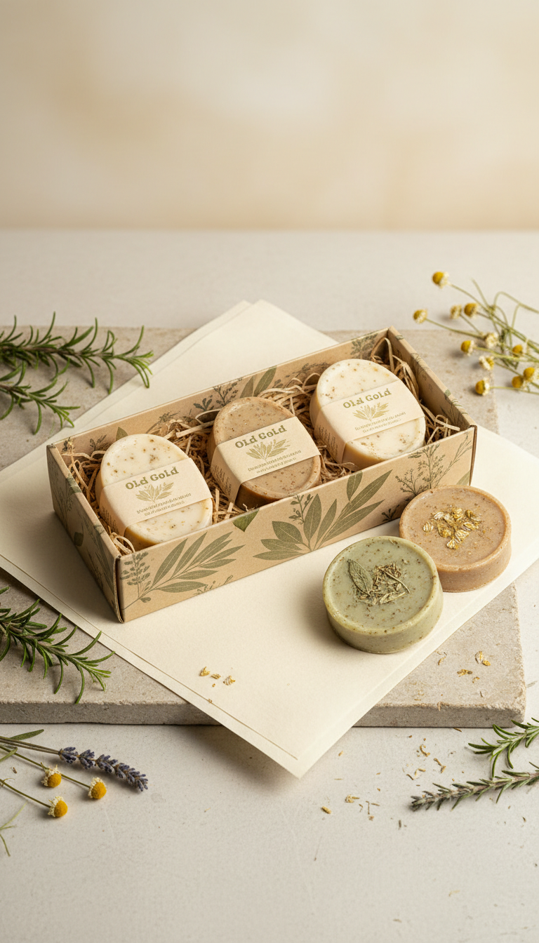 Old gold herbal trio gift set