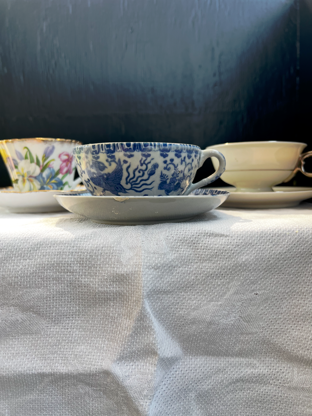 Vintage Teacup Candle – Oatmeal, Milk & Honey