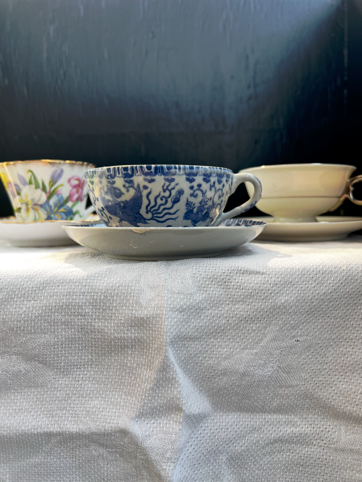 Vintage Teacup Candle – Oatmeal, Milk & Honey