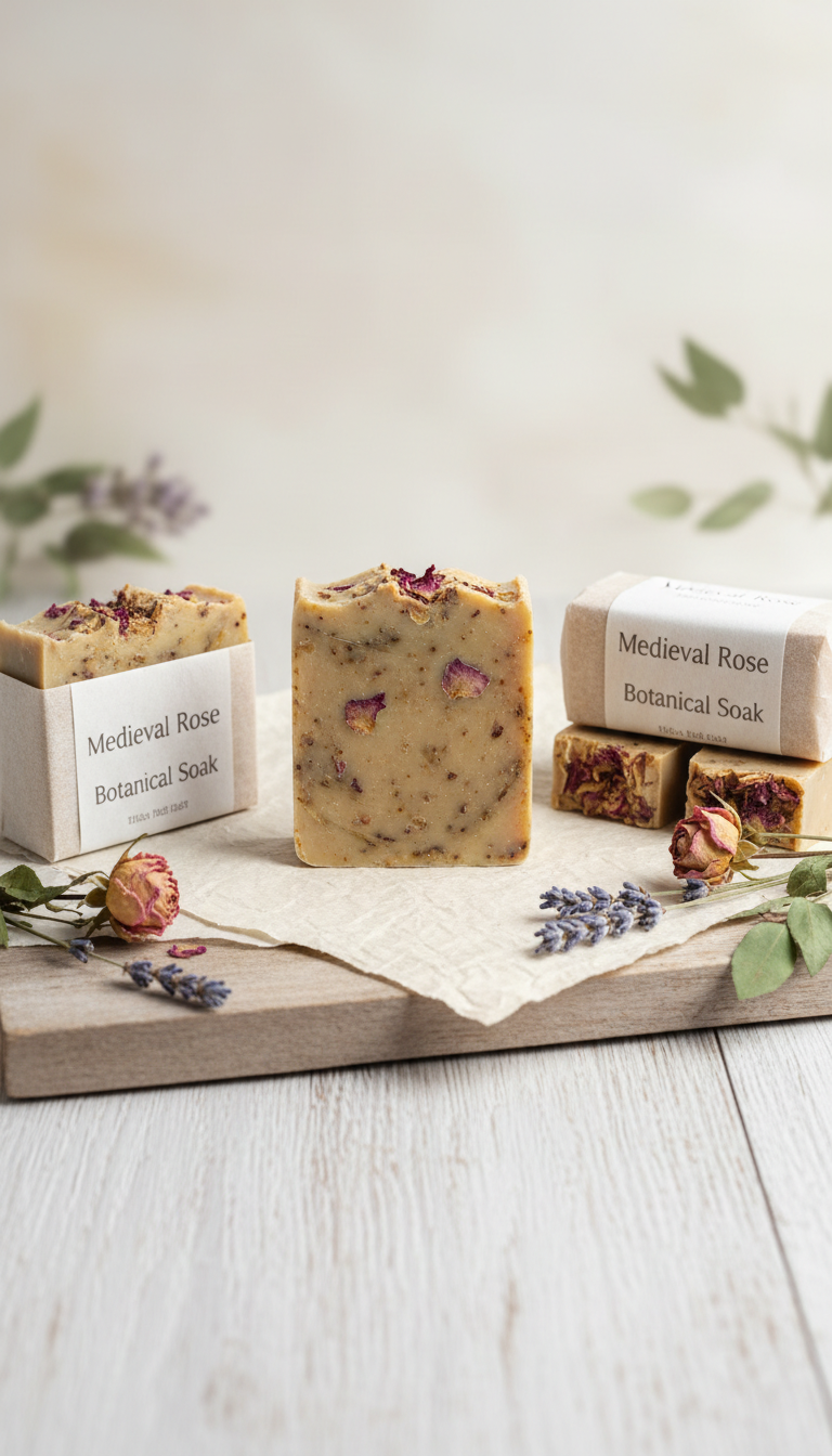 Medieval rose botanical soak